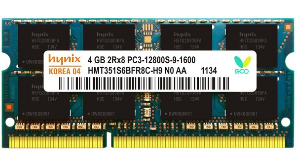 Ram Laptop 4GB DDR3 Bus 1333/1600 Hynix/Kingston