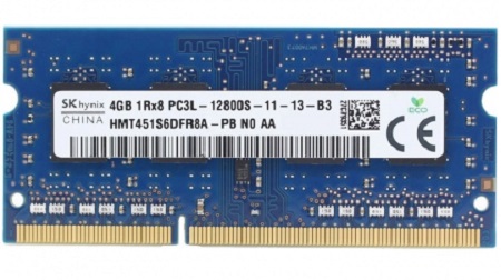 Ram Laptop 4GB DDR3L Bus 1333/1600 Hynix/Kingston